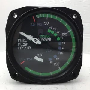 Cessna Dual Fuel Flow Gauge P/N: 6221 (Cessna C662020-0101) Plane